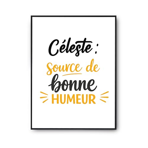 Affiche Celeste Otshirt - Poster imprimé en France pour décoration murale