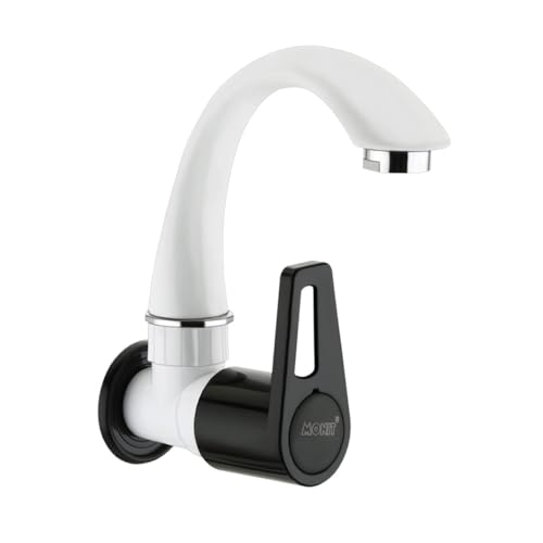 Image of MONIT PVC Polished Sink Cock Tap for Kitchen & Bathroom Wash Basins with Big Neck & Teflon Tape