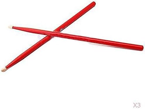 HOT PRO Brand NEW Music Band Natural Maple Wood Drum Stick Drumstick 5a Red
