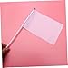 FOYTOKI 24pcs Hand- White Waving Flags for Events and Celebrations Referee Flags for Sports Parties and Community Gatherings