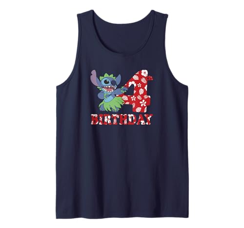 Top Stitch Disney 4 ans débardeur anniversaire motif Hula Dancer