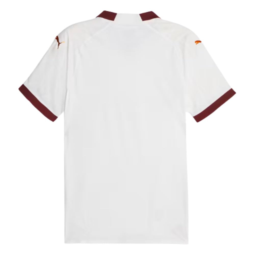 Manchester City F.C. FC Season 2023/2024 Official Away Authentic Unisex Puma T-Shirt S, White-aubergine - Image 2