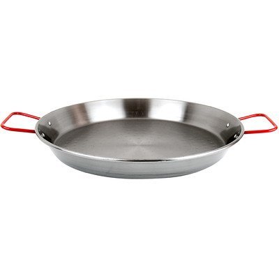15 in. Carbon Steel Paella Pan - 8 Servings