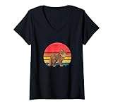 Photo Gallery gatto norvegese della foresta tramonto retrò design vintage mamma papà bambino maglietta con collo a v Photo Gallery gatto norvegese della foresta tramonto retrò design vintage mamma papà bambino maglietta con collo a v