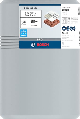 Couronne-Trépan Bosch SDS-max 125 mm – Spécial Béton, Exécution Monobloc - vue 4