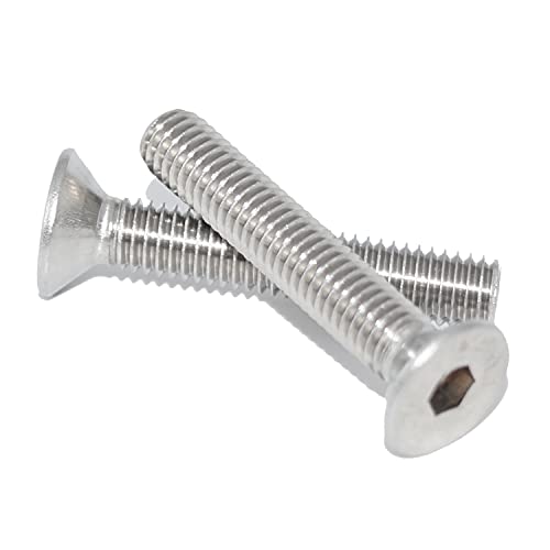 Senkschrauben mit Innensechskant M6X140 6 Stück ISO 10642 A2 Edelstahl rostfrei Senkkopfschraube