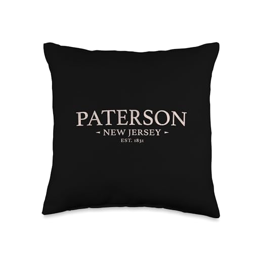 Paterson New Jersey - Simple Paterson NJ Throw Pillow