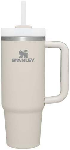 Image of STANLEY Quencher H2.0 Tumbler with Handle and Straw 30 oz Flowstate 3-Position Lid Cup Holder Compatible for Travel Insulated Stainless Steel Cup BPA-Free Dune