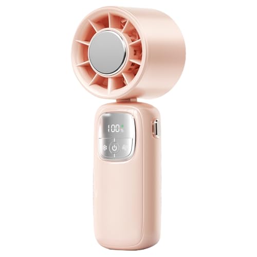 Ventilador Portátil Recargable | Enfriador De Aire Plegable Para Exteriores - Ventilador Manual USB Para Acampada Senderismo Playa Y Exteriores