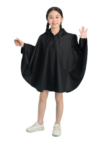 Image of Freesmily Kids Cute Raincoat Waterproof Rain Poncho Jacket Coat for Girls Boys