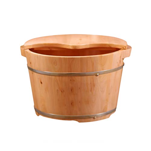 Spa de pies madera cedro con tapa y masaje