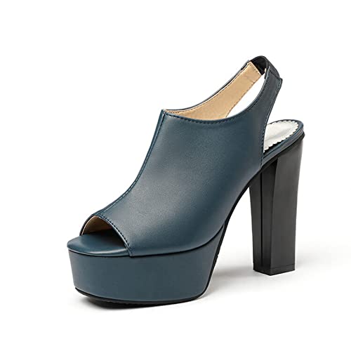Chaussures de pole dance à talon de 12cm et sandales de club pour femme à bout ouvert