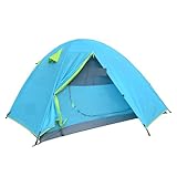 Tienda de campaña Tienda De Senderismo 1 Persona Desert&Fox, Tiendas De Campaña Individuales, Tienda Portátil Ligera con Bolsa De Transporte, Picnic De Viaje En La Playa Conveniente (Color : Blue)