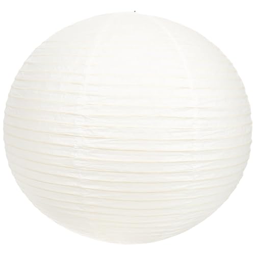 White Round Lampshade Rice Paper Pendant Lamp Shade Chinese Japanese Style Hanging Chandelier Light Cover Ceiling Light Protector