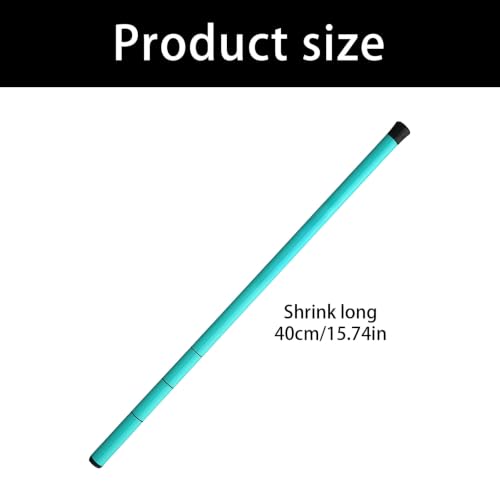 Section Fishing Rod for Backpack Trips, Telescopic Fiberglass Hand Rod with 40cm / 15.74in Collapsed Frame Backpack Fishing Compact Hand Travel Freshwater Youth Beginner Creek Shore Dock Shrimp Pocket - Image 3