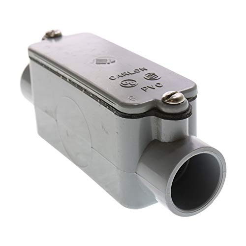 Thomas & Betts E987D Carlon Rigid Non-Metallic Pvc Type-C Conduit Access Body, 1/2" #TOP1