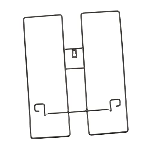 VALICLUD Creative Iron Artwork Display Rack Bowl Holder Stand for Plates Trays and Books Minimalist Vintage Style for Home Office Gallery Use