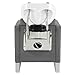 BarberPub Backwash Shampoo Ceramic Bowl and Chair Set for Salon for Hair Stylist, Adjustable Hair Wash Bowl Unit Station for Spa Beauty Salon Barbershop 9093 (Grey)