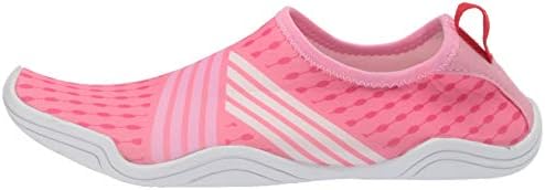 TECS Womens AquaSock Mesh Beach Footwear Water Shoes - Lightweight Soft Toe Water Dissipating Slip Resistant Grippe Outsole Pink | Image 7