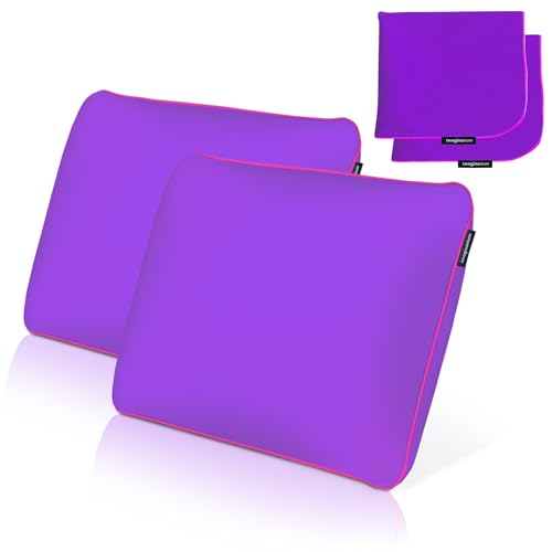 Reviews y listado de Cocina imaginarium tabla con los diez mejores. 25 Imaginarium - Almohada divertida de espuma viscoelástica con funda fresca al tacto, paquete de 2 (morado galáctico) más 2 fundas de almohada adicionales, estándar
