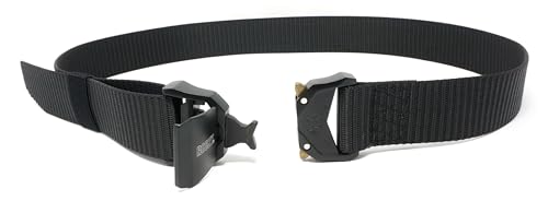 Rocky Mens Patton Black Nylon Cobra Release Tactical Belt3