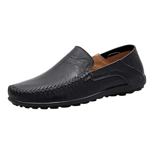 Men's Loafers Casual Slip On Shoes Soft Penny Loafers Breathable Lightweight Driving Shoes Comfortable Wide Width Mules