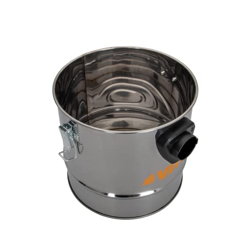 Aspirador de cenizas de 20 V + batería de litio 2 Ah depósito de acero inoxidable 12 L + filtro HEPA + cargador VITO - imagen 4