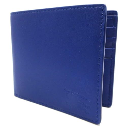 [BURBERRY] [バーバリー] 財布 二つ折り財布(小銭入れなし) レザー キャベンディッシュ刻印 カードウォレット 8078347 KNIGHT (ナイト：ブルー系) アウトレット メンズ [並行輸入品]