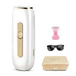 IPL Laser Hair Removal Device, Sapphire Ice-Cooling Painless Lazer Hair Remover at Home, 3 Modes/5 Levels/999,999 Flashes, Permanent Hair Removal for Women Facial, Bikini, Body | with Storage Case