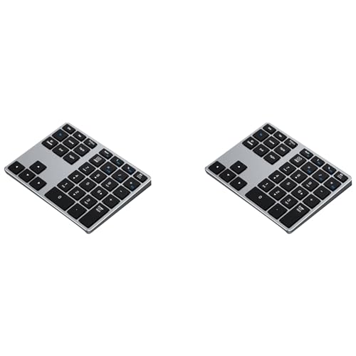 Teclado numérico Bluetooth inalámbrico de 35 teclas: productividad portátil y delgada