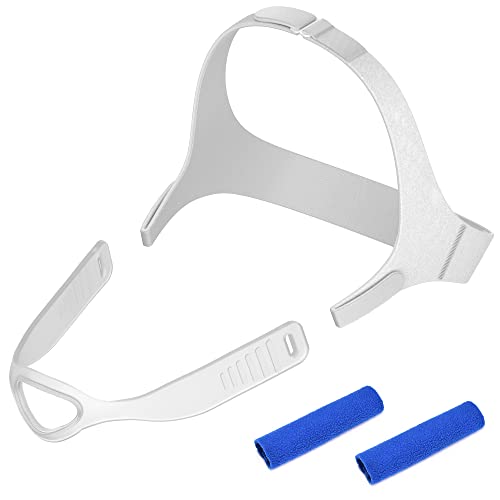 2PCS Replacement Headgear and Frame for Nuance Pro Include 1 PCS Frame& 1PCS Stronger Touch-Fasten-ers Headgear For Nuance Pro &2PCS Fleece Strap Covers Great Value Supplies by Medihealer..