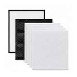 Nispira Pro AM3 AM4 AW1 AW2 AS1 AS2 Replacement Filter Compatible with Fellowes AeraMax Pro Air Purifiers, Array Wall Stand, 1 True HEPA, 1 Carbon 4 Pre Filters