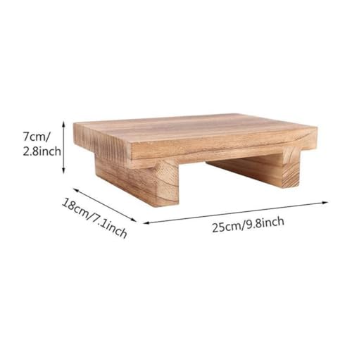 Banco multifuncional portátil de madera ligera y taburete para el baño 3