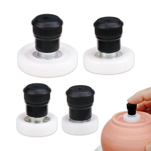 ZORZA 1Set Professional Ceramic Clay Pottery Finishing Tool Set for Pottery Enthusiasts Clay Finishing Tool with Hand Protection Practical Pottery Wheel Trimmer Tool Throwing Trimming Spinner Tool