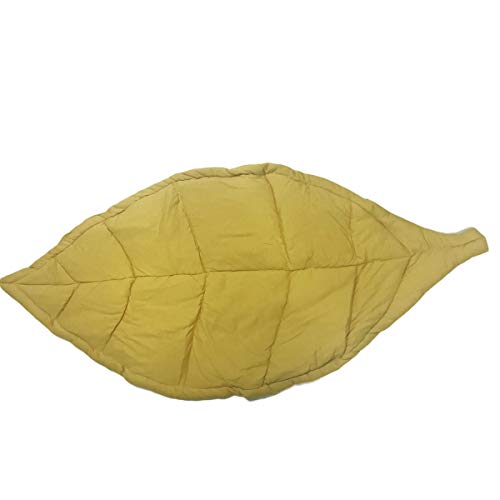 Yunnyp Kinder Vloermat Bladvorm Baby Speelkleed Zacht Katoen Kruiptapijt Babykamer Inrichting - Afbeelding 3