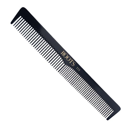 Image of ROOTS - Professional Hair Cutting Comb | Dual Teeth For Styling /Detangling | Salon Grade - For Men /Women | Ideal for Sectioning & Colouring | Prevent Hair Damage | Length - 6.4 Inch | Model No. 111