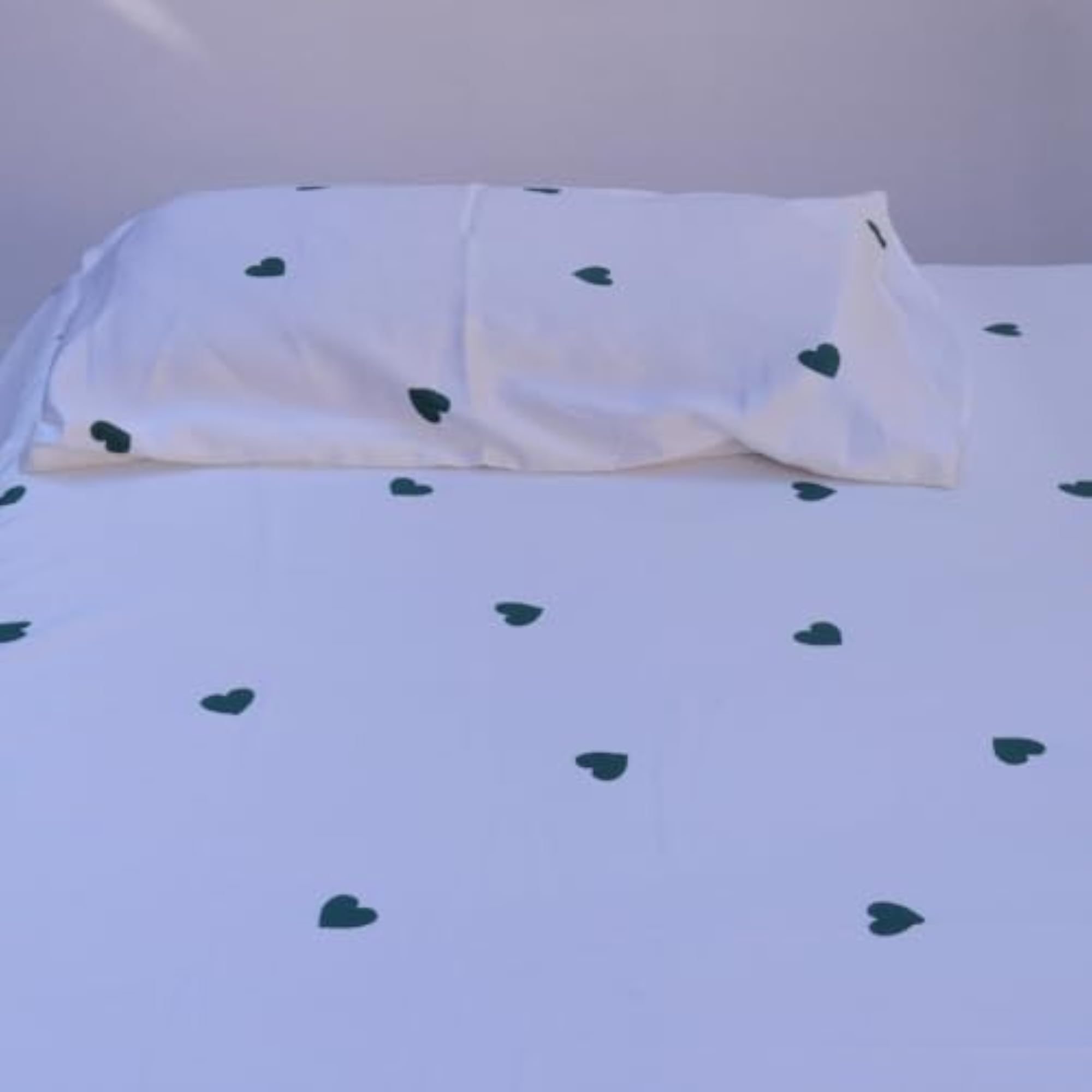 Pure Cotton Ultra-Soft Super King Size Bedsheet with 2 Pillow Covers
