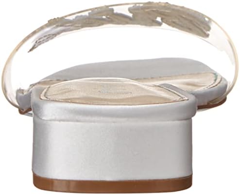 Betsey Johnson Blue Women's SB-Thyme Slide Sandal, Ivory, 10 | Image 2