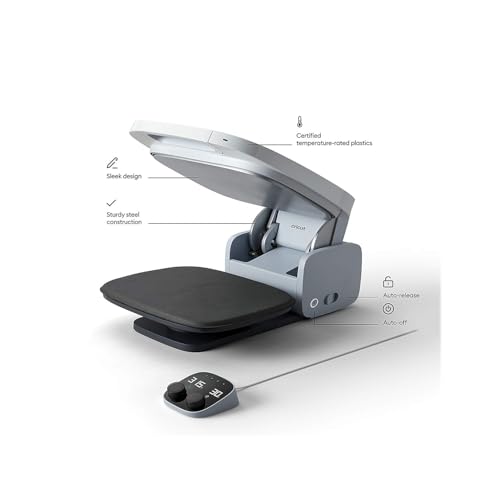 Image of Cricut Autopress Heat Press Machine (15in x 12in) - Commercial-Grade for HTV, Iron On, Infusible, & Sublimation Projects