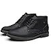 Chukka Boots Fashion and Comfort Casual Oxfords Ankle Lace Up Boot, Black 9.5
