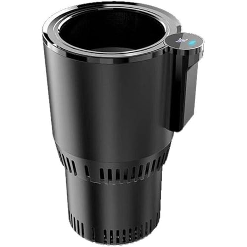 Riloer Temperature Control Mug 2-in-1 Smart Car Cup Warmer Cooler, Auto Car Cooling and Heated Mug Holder with LED Temperature Display, Touch Control, Car Smart Cup Cupping Cooler