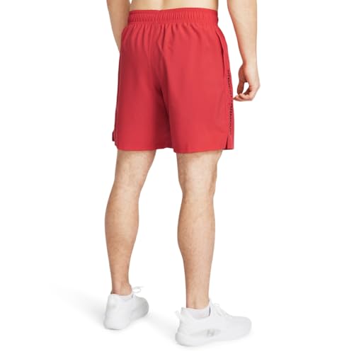 Short Rival Terry en Molleton Léger Rouge Under Armour - 3