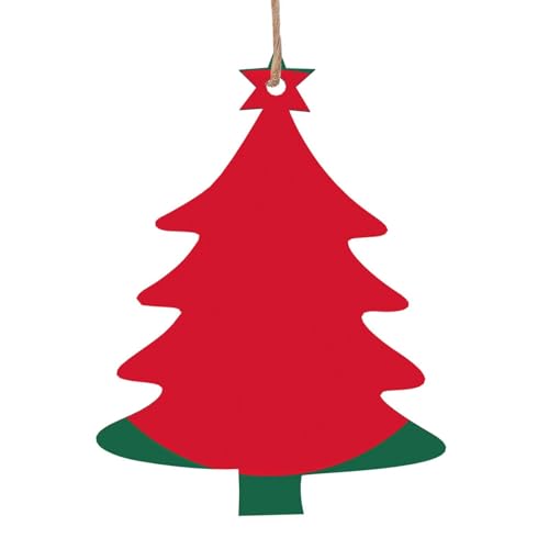 Flagge von Bangladesch gemusterte Holzornamente, festliche Dekorationen, 6-teiliges Set, geeignet als Weihnachtsbaum & Partygeschenke