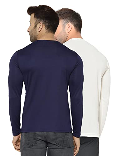 Image of Perfktu Mens Full Sleeve Gym T-Shirt (Pack of 2)