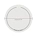 Musiin Drumhead Reinforcement Thin Film Version, Bass Drum Reinforcement Patch for Anti-wear Protection Drumhead to Prevent Breakage (2packs Single Pedal)