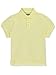 Unisex Boys Big Girls Short Sleeve Pique Polo Shirt w/Stain Release by Univ- SKU Yellow
