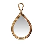  IB Laursen [A] Miroir à main avec bord en bambou