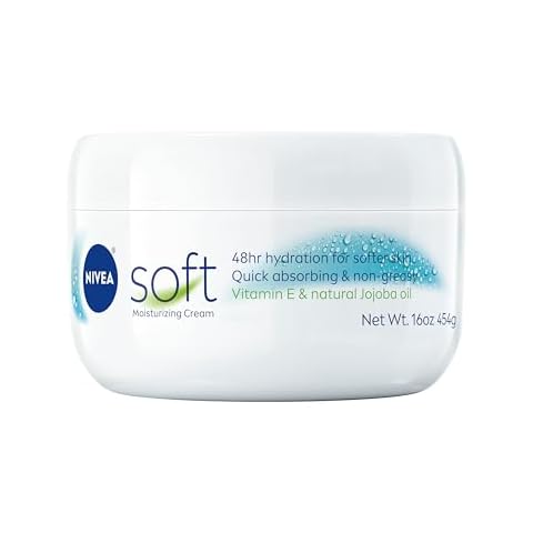 NIVEA Soft Cream, Moisturizing Cream for Body, Face and Hand Cover