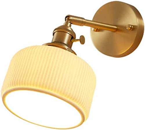 Lámpara ajustable E27 de pared con interruptor para regular la luz en el cabecero