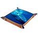 baleine bleue(1) Plateau de valet en cuir PU avec plateau à boutons-pression, plateau de lunettes pour pièces de monnaie de bijoux - cadeau d'anniversaire de vacances de mariage